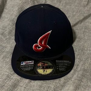 cleveland indians fitted baseball cap